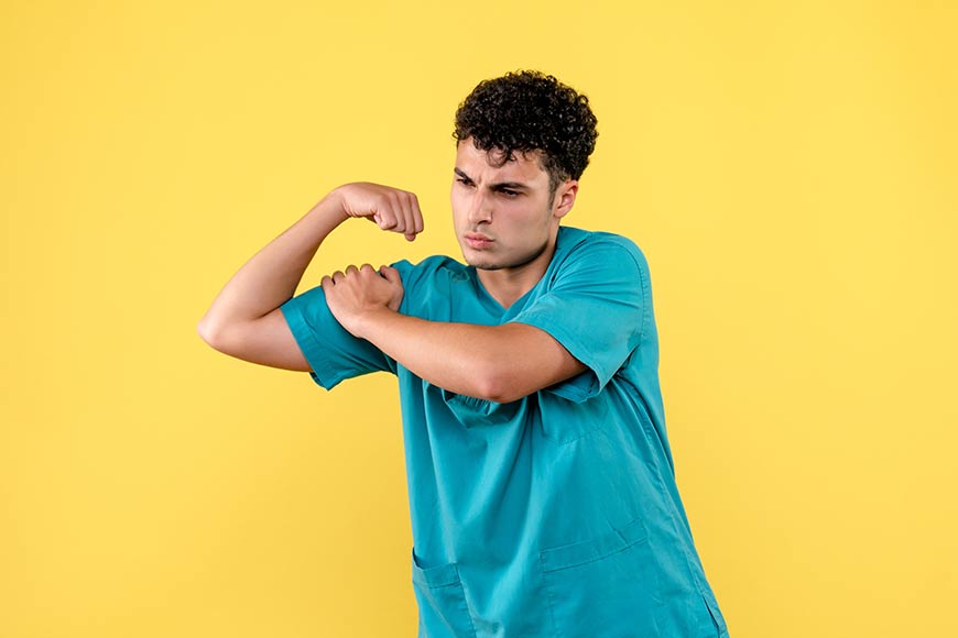 Fizikalna terapija Beograd | Bol u desnoj nadlaktici