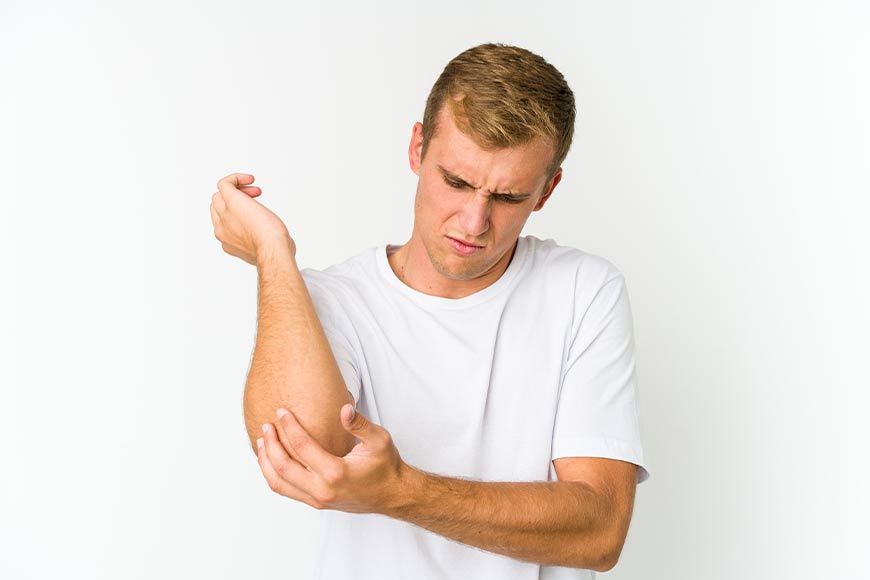 Physical therapy Belgrade | Elbow pain when touched
