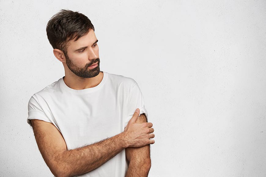 Physical therapy Belgrade | Pain in the left arm from the shoulder to the elbow